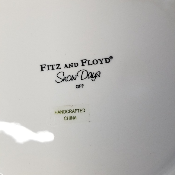 Fitz and Floyd Snowman bowl - Picture 4 of 9